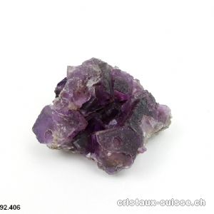 Fluorite - fluorine - violette. Pièce unique