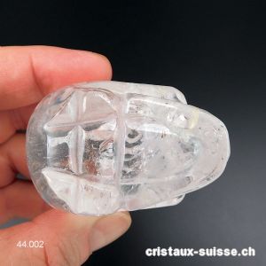 Crâne Cristal de Roche. Pièce unique 121,5 grammes