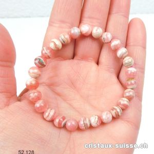 Bracelet Rhodochrosite 7 mm / 18 cm