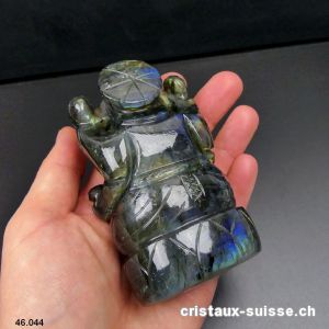 Ganesh Labradorite 9,6 cm. Pièce unique. Qual. A