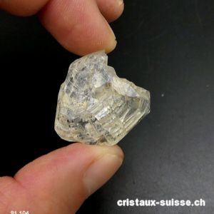 Quartz fenêtre, Suisse - Valais 2,6 x 2,2 x 0,9 cm. Pièce unique