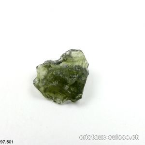 Moldavite 1,3 x 1,2 x 0,6 cm. Pièce unique 4 carats