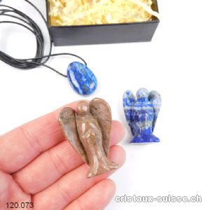 1 Coffret ANGE - Rhodonite - Lapis-Lazuli. Offre Spéciale