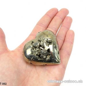 Coeur Pyrite du Pérou. Pièce unique 124 grammes