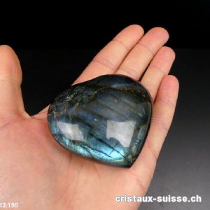 Coeur Labradorite. Pièce unique 127 grammes