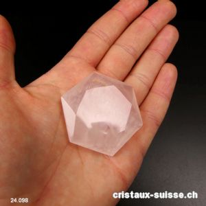 Sceau de Salomon Quartz Rose clair. Pièce unique 34 grammes