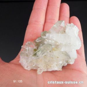 Quartz avec Chlorite du Catogne - VS, Suisse. Pièce unique