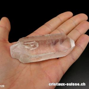 Cristal de roche pointe brute 7,2 cm. Pièce unique 72 grammes