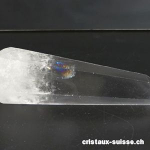 Bâton hexagonal Cristal de Roche 10 x 2,8 cm. Pièce unique