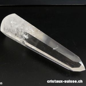 Bâton hexagonal Cristal de Roche 12,1 x 3 cm. Pièce unique