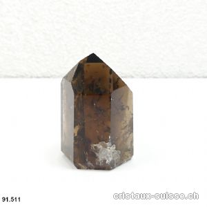 Quartz fumé poli haut. 5,5 cm. Pièce unique 122 grammes