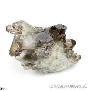 Quartz fumé Morion brut 7,6 cm. Pièce unique 330 gr