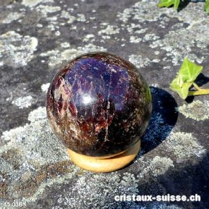 Boule Grenat Almandin 4,5 cm. Pièce unique