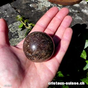 Boule Grenat Almandin 4,4 cm. Pièce unique