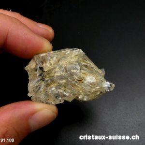 Quartz fenêtre, Suisse - Valais 3,7 x 2,4 x 1,3 cm. Pièce unique