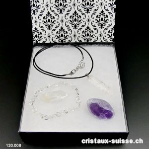 1 Set PURETÉ - Cristal de Roche. Offre Spéciale