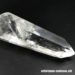 Bâton hexagonal Cristal de Roche 10,7 x 3,8 cm. Pièce unique