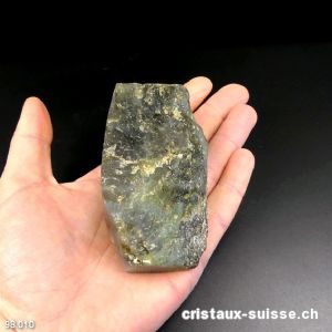 Labradorite brute 1 face polie. Pièce unique 256 grammes