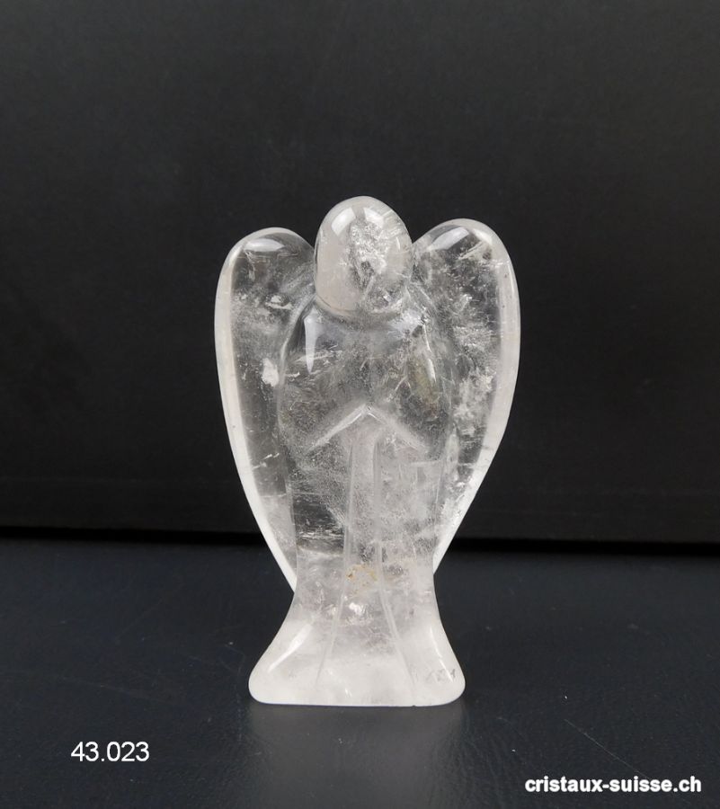 Ange Cristal de Roche 3,8 - 4 x 2,5 cm. OFFRE SPECIALE