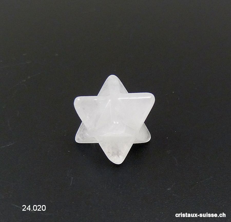 Petit Merkaba Cristal de Roche blanc.  Offre Spéciale