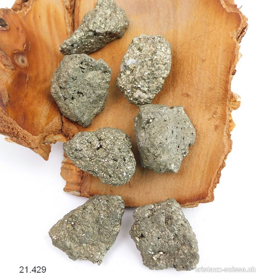 Pyrite Chispa brute du Pérou 3,5 - 4 cm. Offre Spéciale