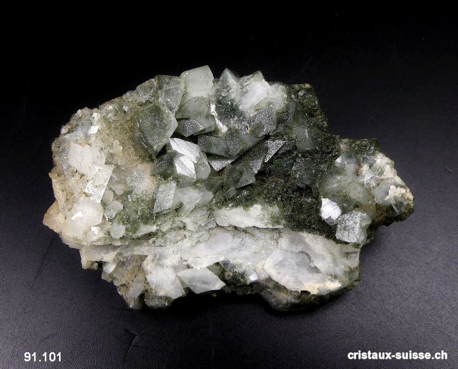 Adulaire et Chlorite de Suisse. Pièce unique