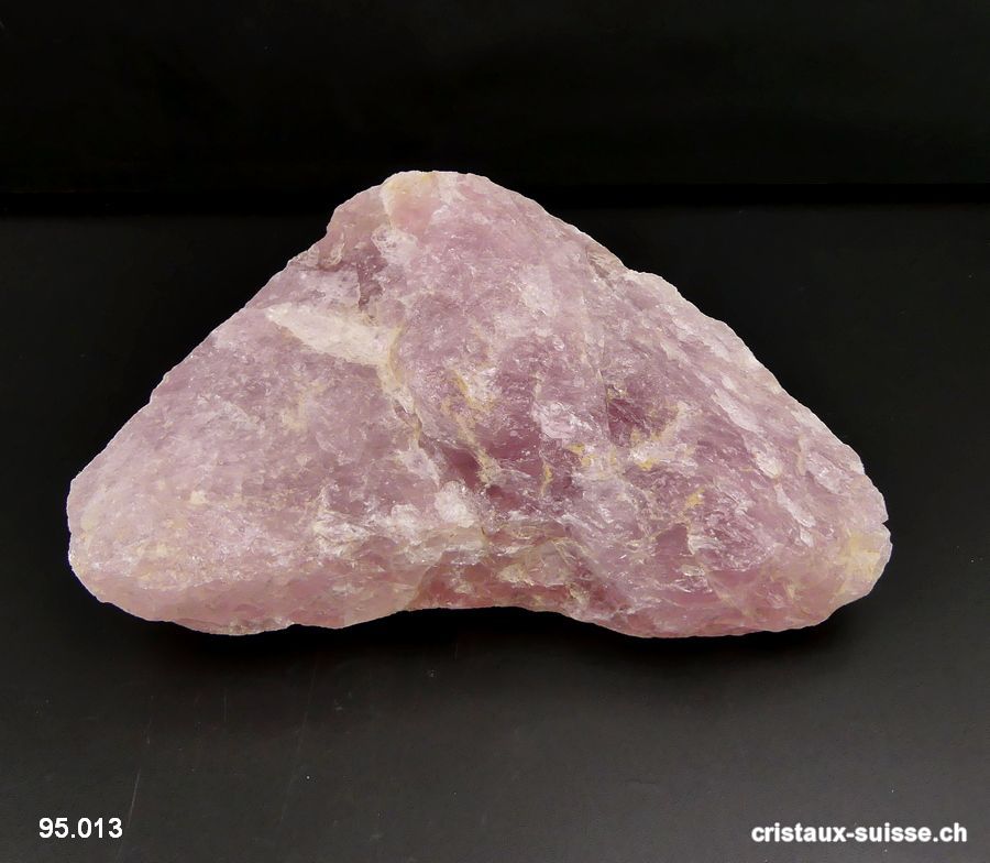 Quartz rose brut. Pièce unique 722 grammes