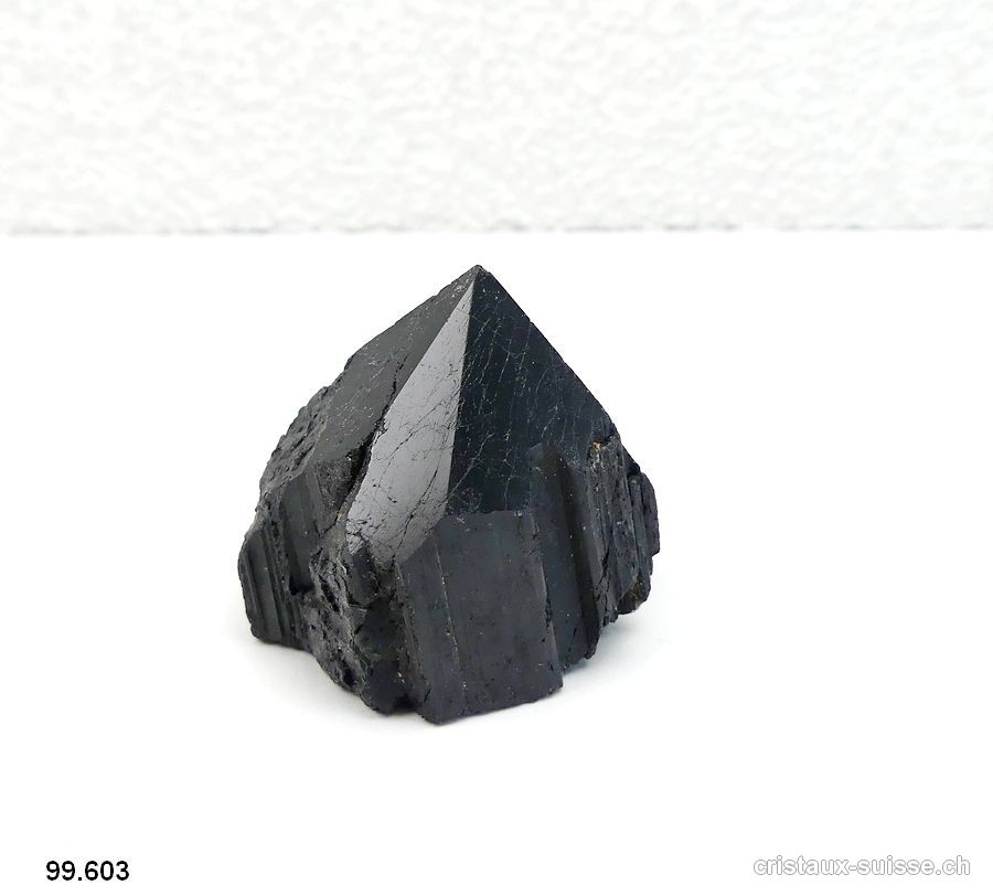 Tourmaline noire pointe polie. Pièce unique