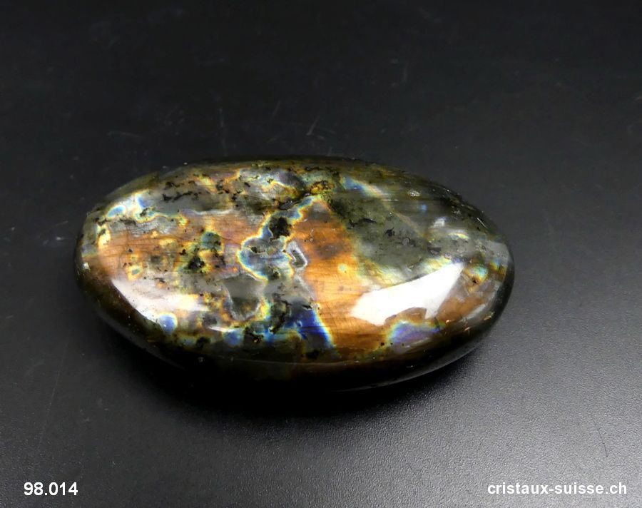 Labradorite-spectrolite polie. Pièce unique 81 grammes