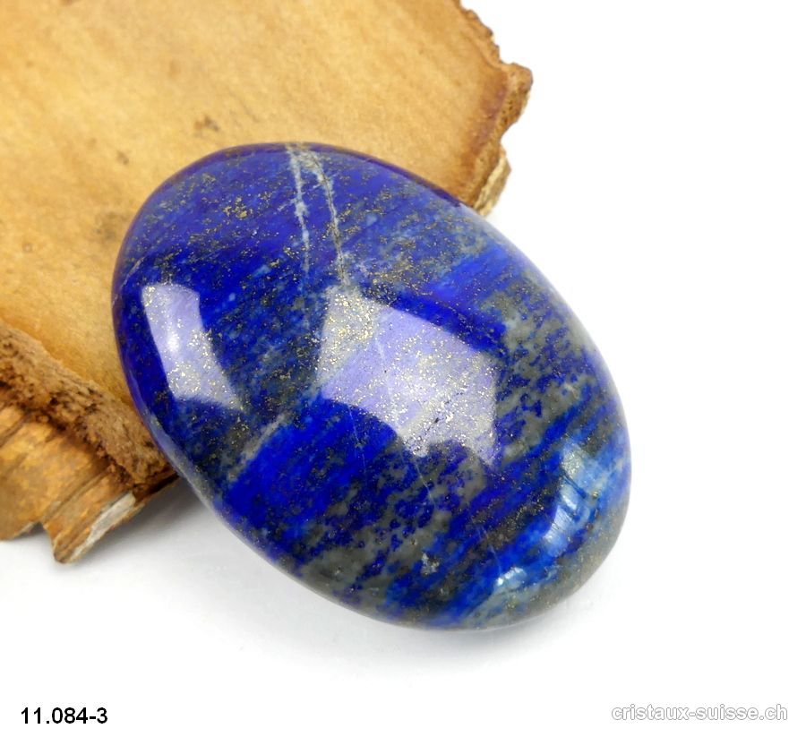 Lapis-Lazuli d'Afghanistan, galet 6 x 4,3 x 2 cm. Pièce unique