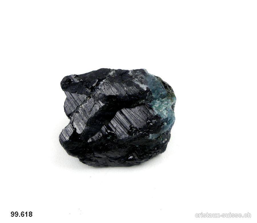 Tourmaline noire, bleue - indigolite et verte. Pièce unique