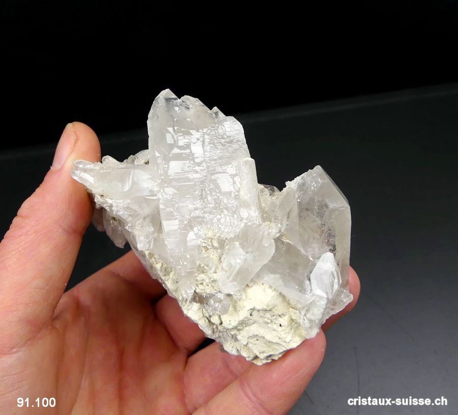 Quartz du Catogne, Suisse. Pièce unique