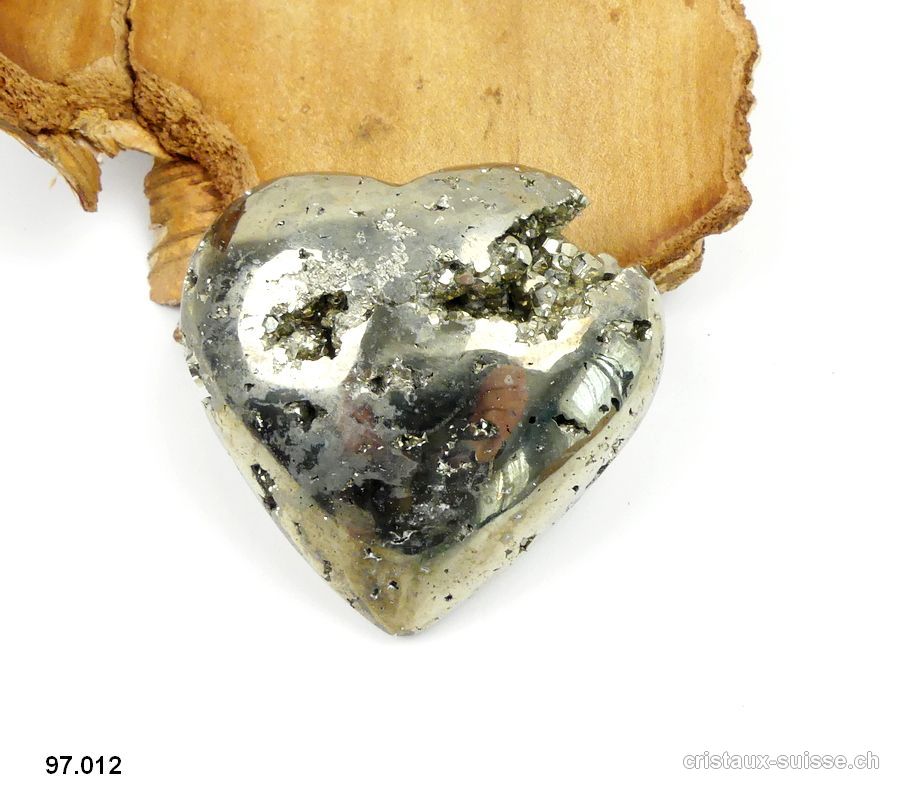 Coeur Pyrite du Pérou. Pièce unique 170 grammes