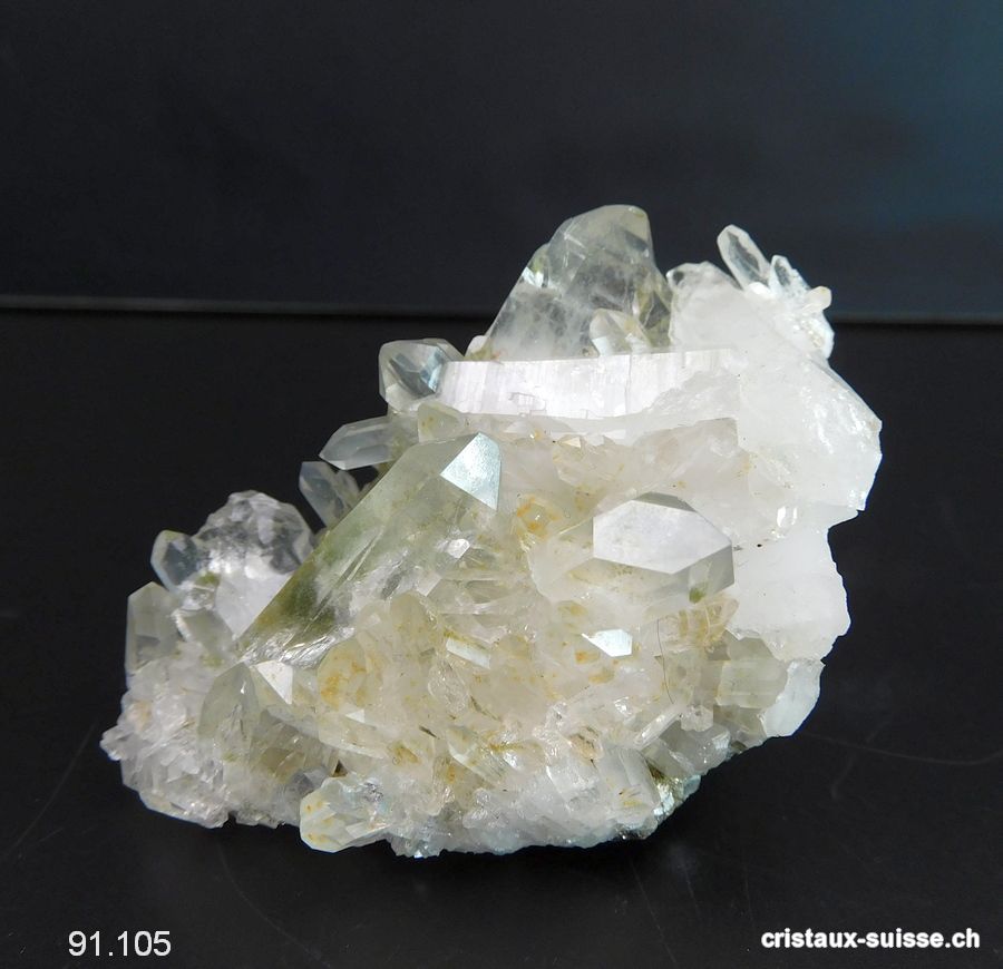 Quartz avec Chlorite du Catogne - VS, Suisse. Pièce unique