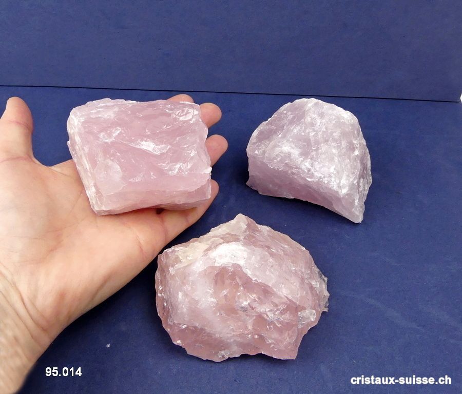 Quartz rose brut Extra 360 à 400 grammes