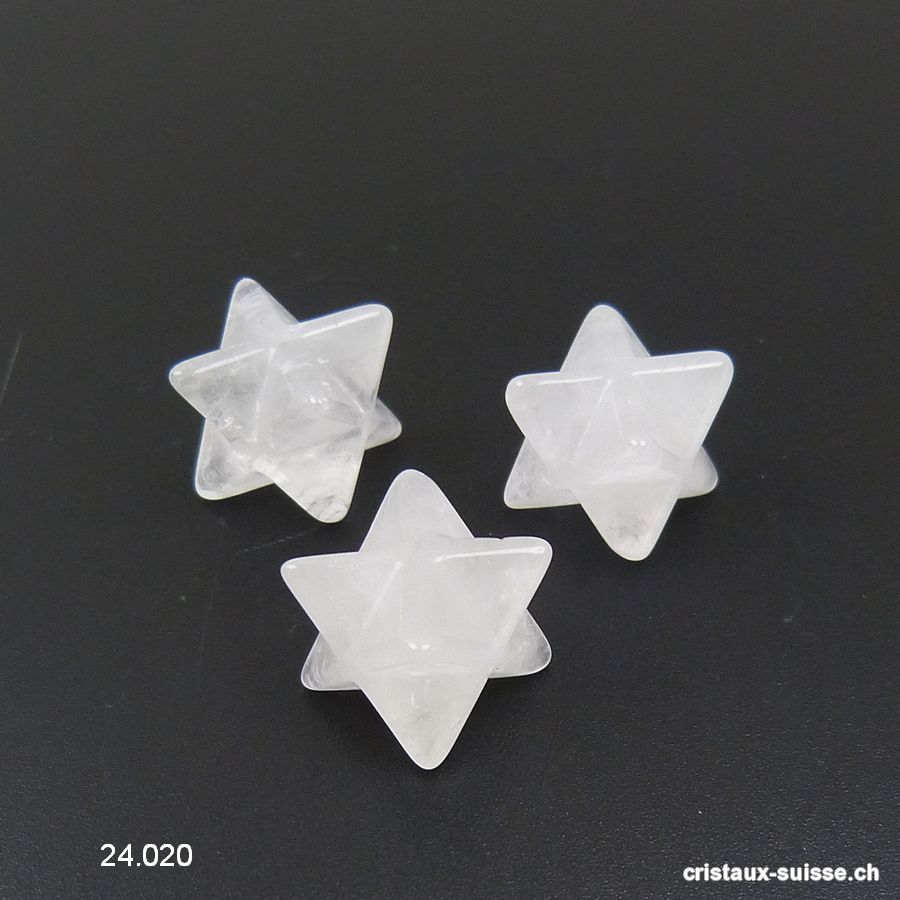 Petit Merkaba Cristal de Roche blanc.  Offre Spéciale