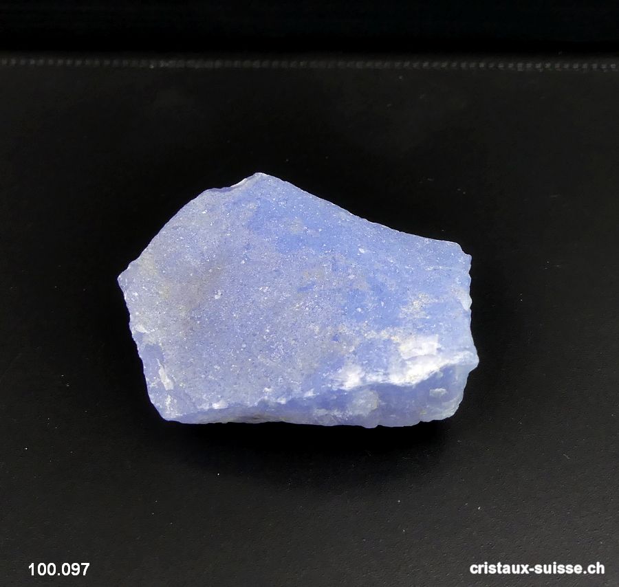 Calcédoine cristallisée brute du Malawi. Pièce unique