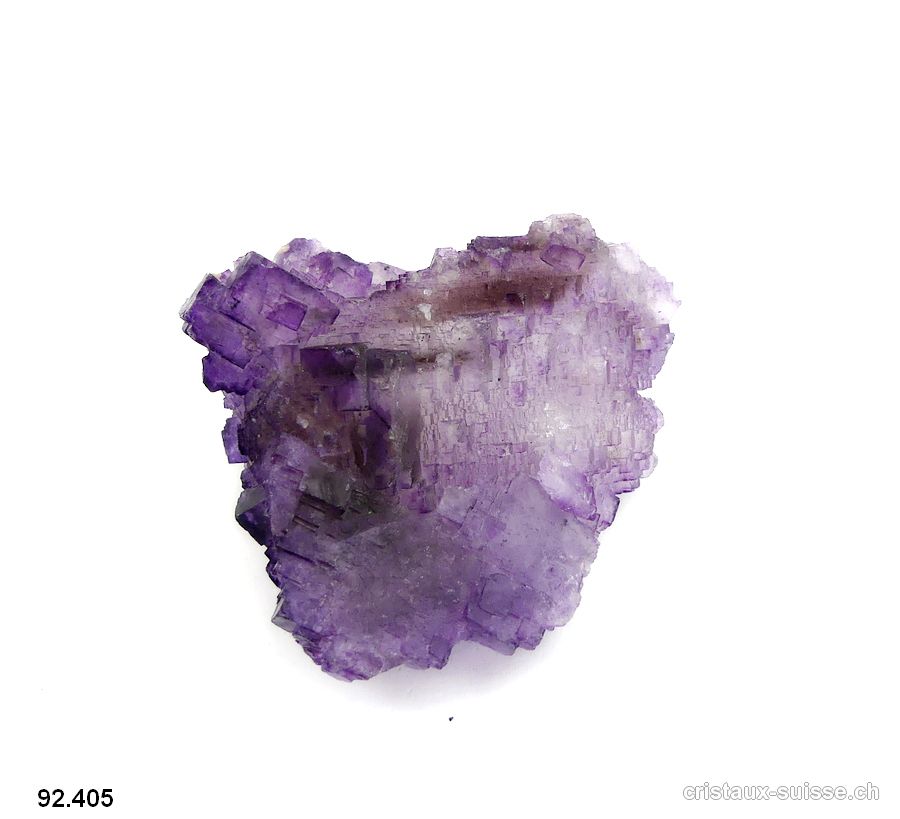 Fluorite - fluorine - violette. Pièce unique