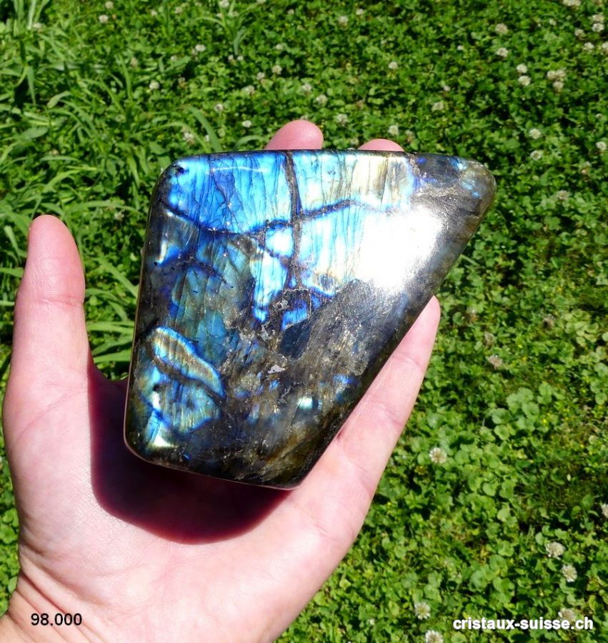 Labradorite polie 10 cm. Pièce unique 552 grammes