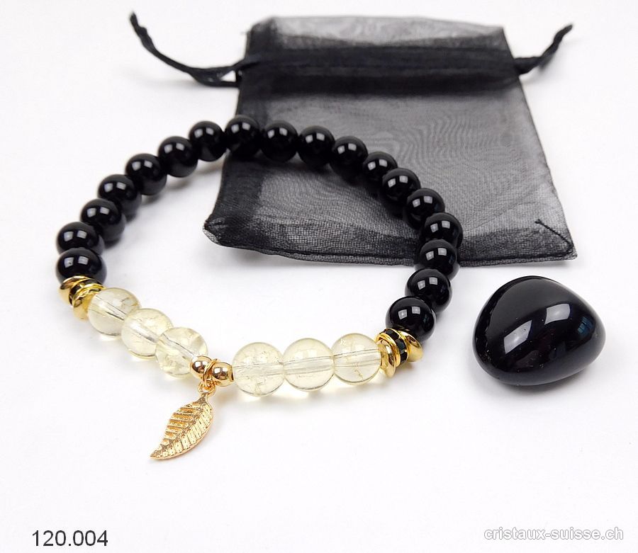 Set CHANCE - Onyx noir, Quartz Lemon. Offre Spéciale