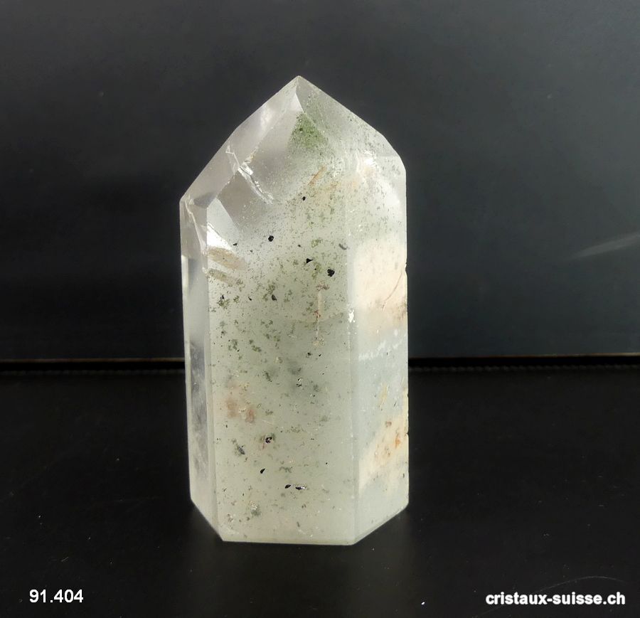 Quartz fantôme et chlorite. Pièce unique de 97 grammes