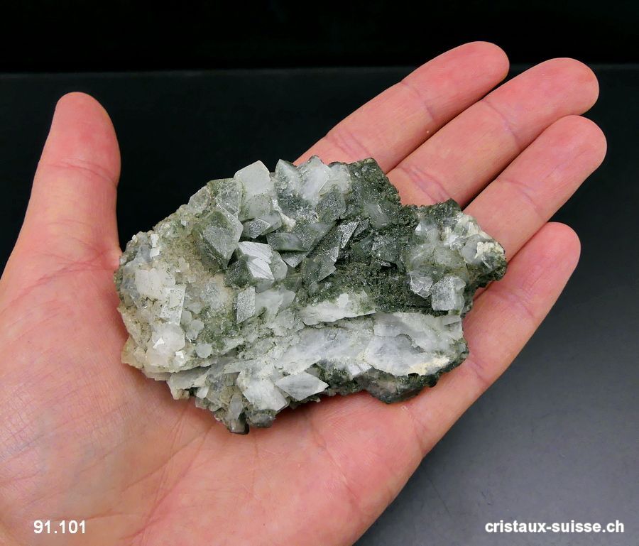 Adulaire et Chlorite de Suisse. Pièce unique