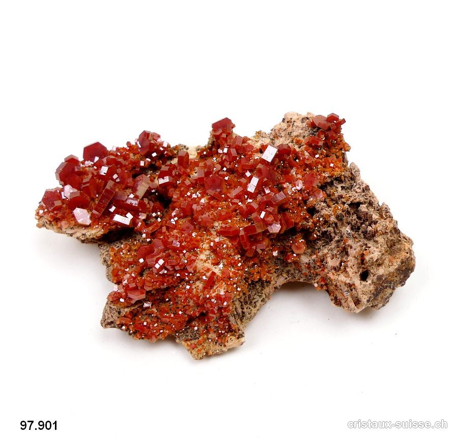 Vanadinite brute du Maroc. Pièce unique 87 grammes