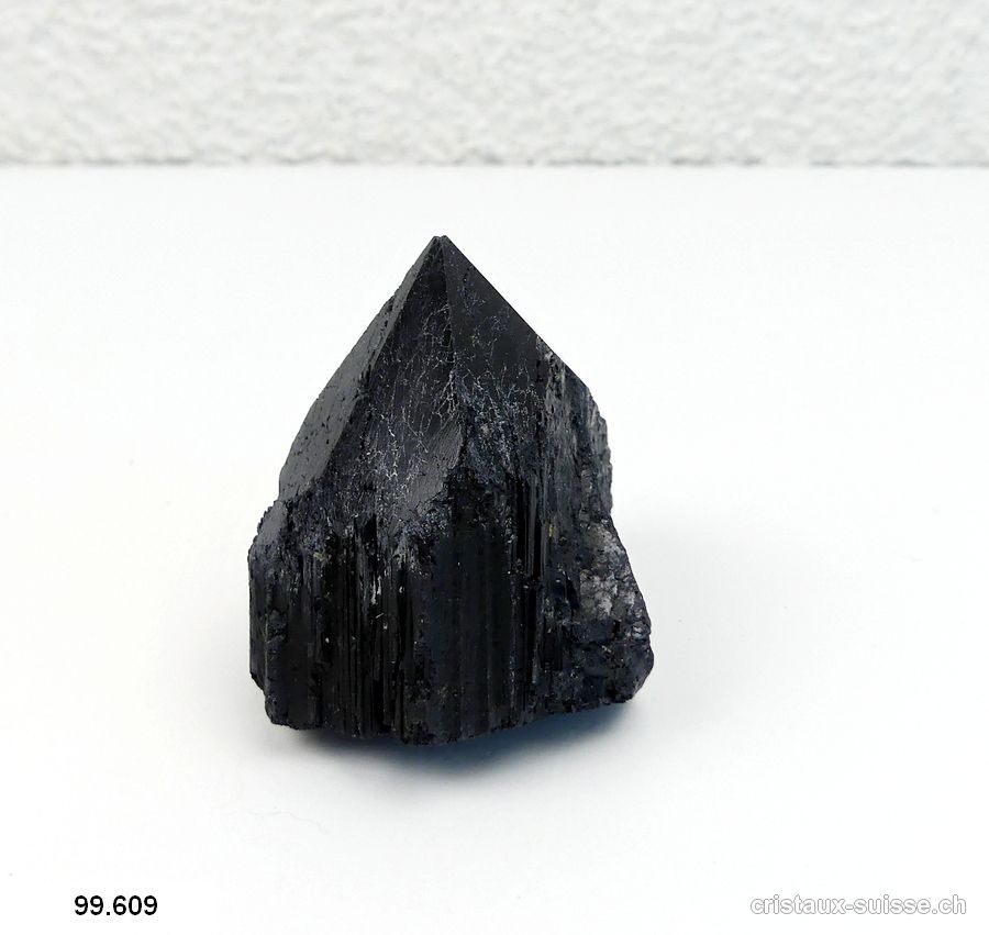 Tourmaline noire pointe polie. Pièce unique