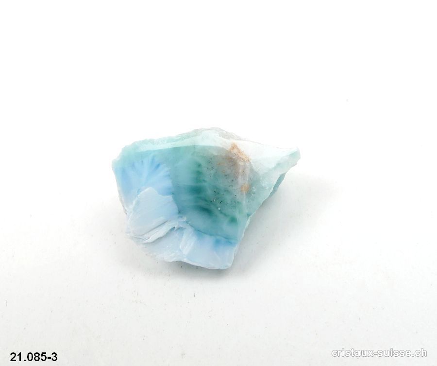 Larimar 1 face polie. Petite pièce unique 3 grammes