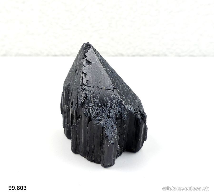 Tourmaline noire pointe polie. Pièce unique. OFFRE SPECIALE