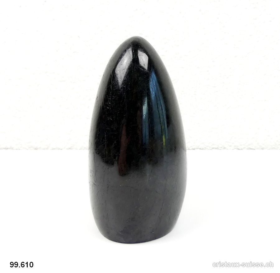 Tourmaline noire polie 11,5 cm. Pièce unique 946 grammes