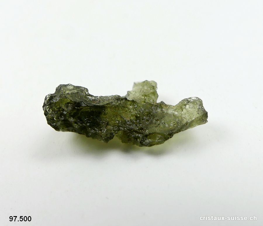 Moldavite 2 x 1,2 x 0,6 cm. Pièce unique 3,7 carats