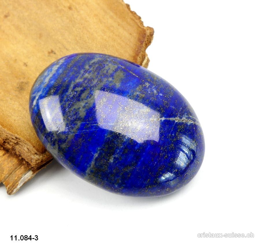 Lapis-Lazuli d'Afghanistan, galet 6 x 4,3 x 2 cm. Pièce unique