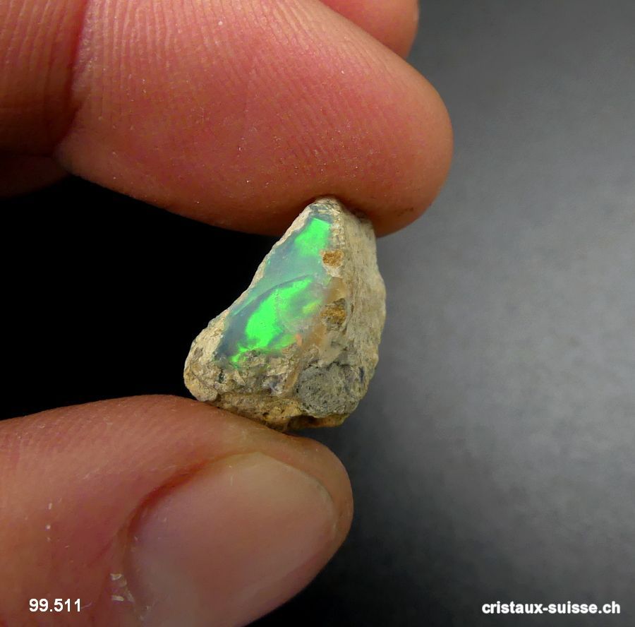 Opale brute d'Ethiopie. Pièce unique 5,4 carats